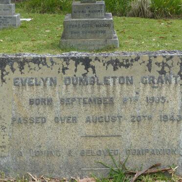 GRANT Evelyn Dumbleton 1905-1943