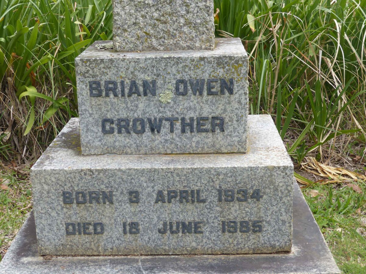 CROWTHER Brian Owen 1934-1985