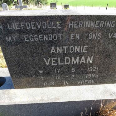 VELDMAN Antonie 1921-1995