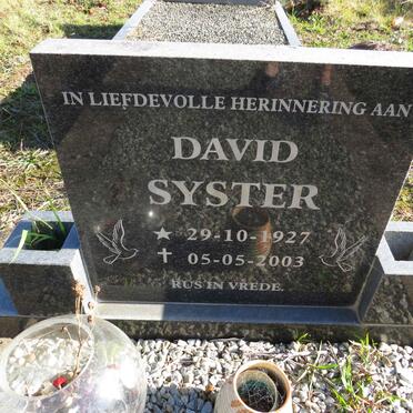 SYSTER David 1927-2003