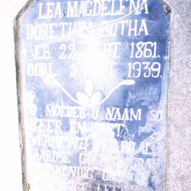BOTHA Lea Magdalena Dorethea 1861-1939
