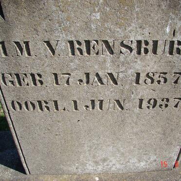 RENSBURG M.M., van 1857-1937