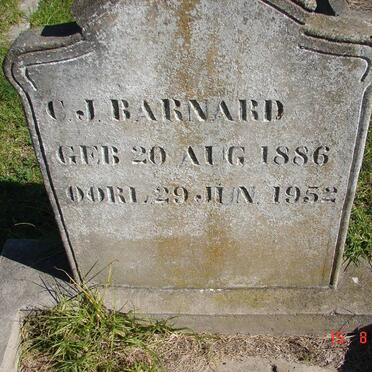 BARNARD C.J. 1886 1952