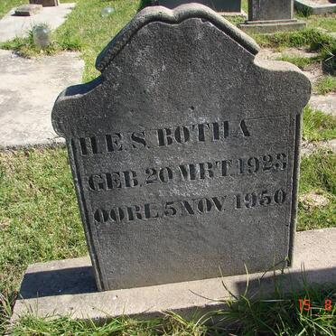 BOTHA H.E.S. 1923-1950