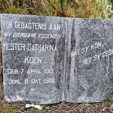 KOEN Hester Catharina 1913-1966