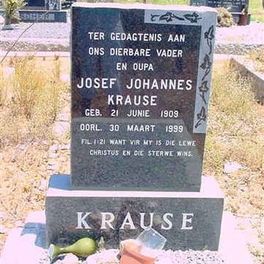 KRAUSE Josef Johannes 1909-1999