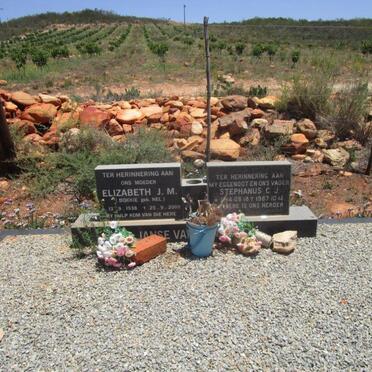 RENSBURG Stephanus C.J., Janse van 1914-1987 &amp; Elizabeth J.M. NEL 1938-2008