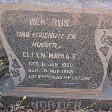 NORTIER Ellen Maria F. 1906-1968