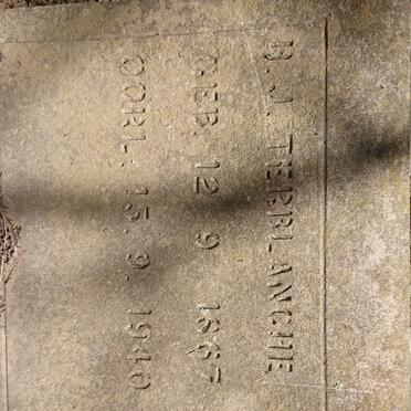 TERBLANCHE H.J. 1867-1940