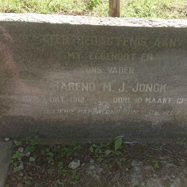 JONCK Barend M.J. 1912-1952