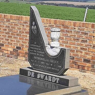 SWARDT Petronella Cecily, de  -2008