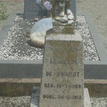 SWARDT Lenie M., de 1909-1910