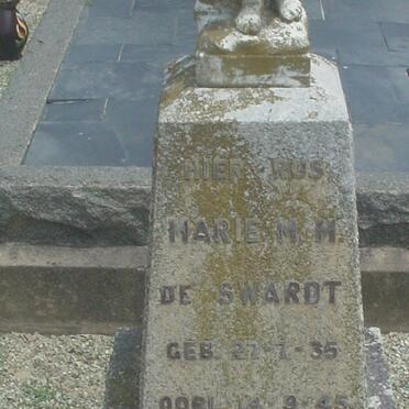 SWARDT Marie M.H., de 1935-1945