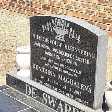 SWARDT Hendrina Magdalena, de 1939-2015