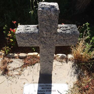 KEYSER Lhana nee OLCKERS 1945- 