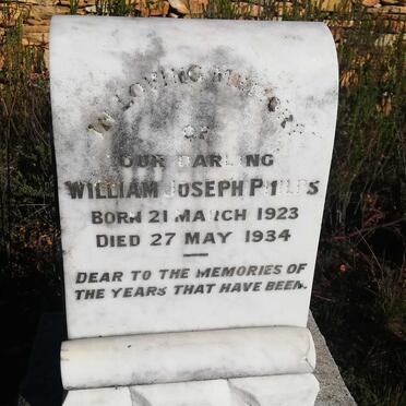 PHILPS William Joseph 1923-1934
