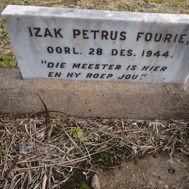FOURIE Izak Petrus -1944