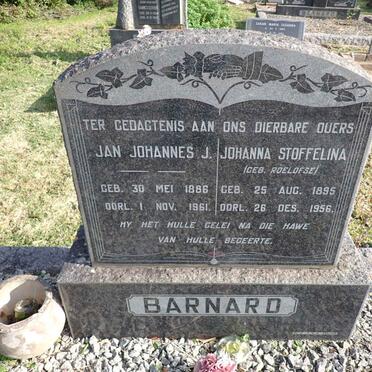 BARNARD Jan Johannes J. 1886-1961 & Johanna Stoffelina ROELOFSE 1895-1956