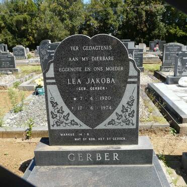 GERBER Lea Jakoba nee GERBER 1920-1974