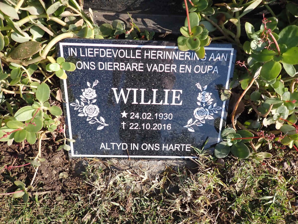 BOTHA Willie 1930-2016 & Annemarie 1942-1993 _2