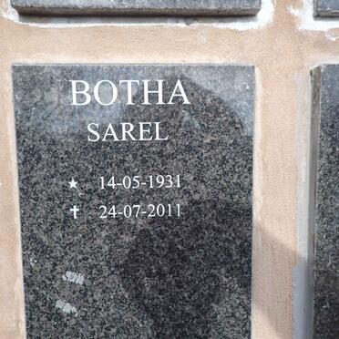 BOTHA Sarel 1931-2011