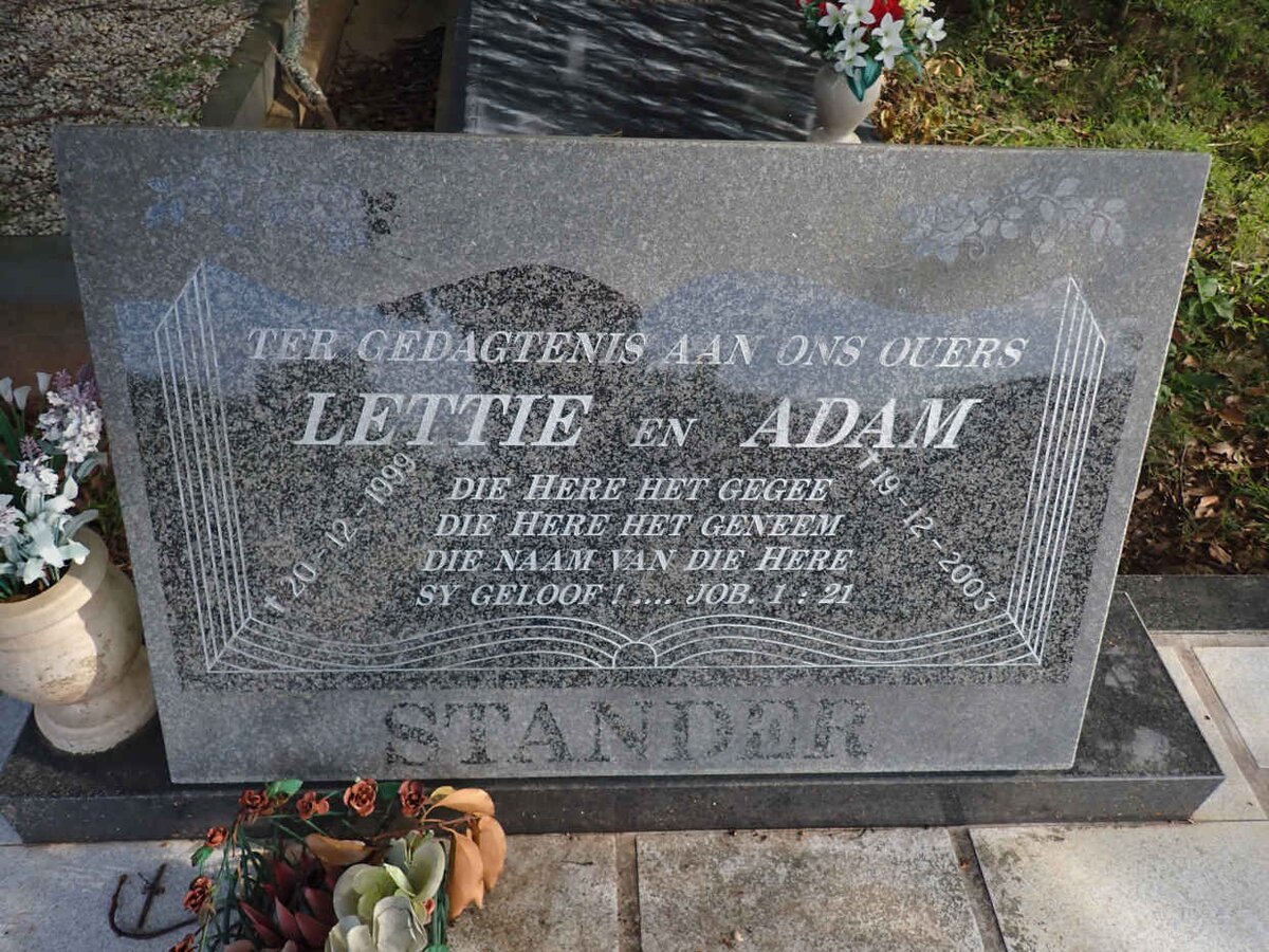 STANDER Adam -2003 & Lettie -1999