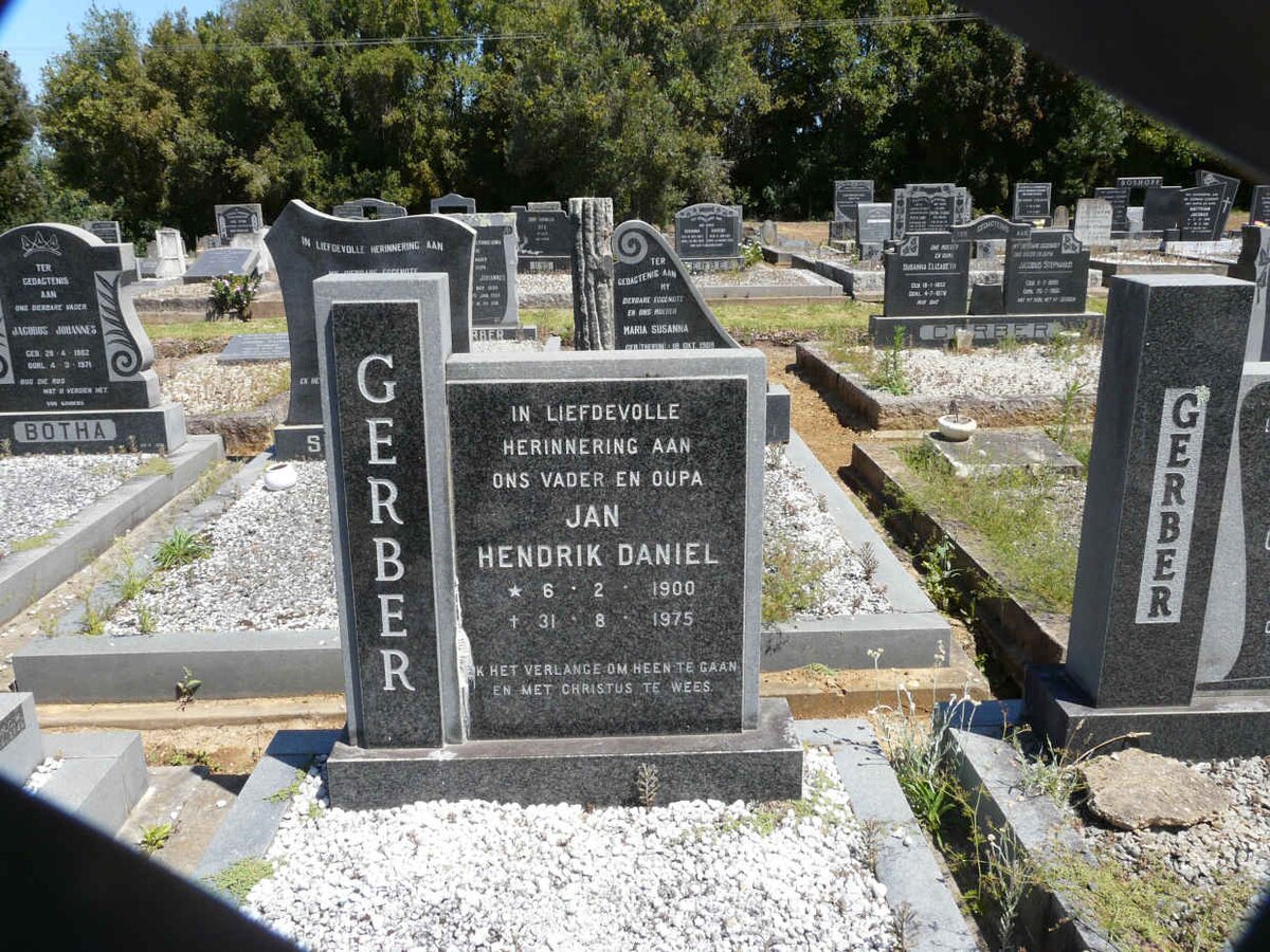 GERBER Jan Hendrik Daniel 1900-1975