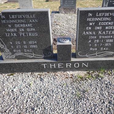 THERON Izak Petrus 1894-1980 & Anna Katerina STANDER 1896-1971