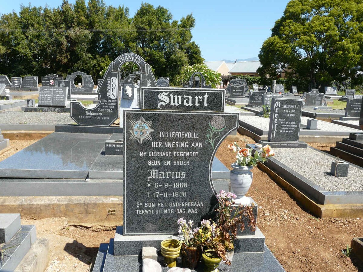 SWART Marius 1968-1988