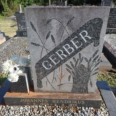 GERBER Johannes Hendrikus 1908-1973
