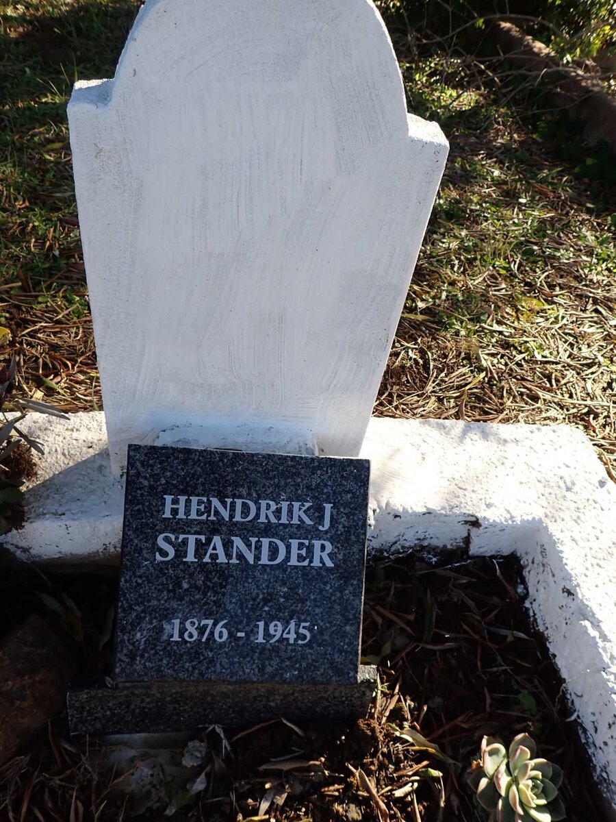 STANDER Hendrik J. 1876-1945