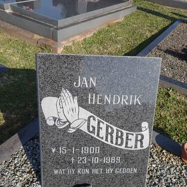 GERBER Jan Hendrik 1900-1989