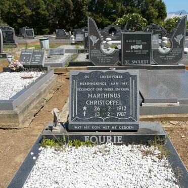 FOURIE Marthinus Christoffel 1912-1987