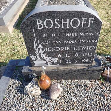 BOSHOFF Hendrik Lewies 1912-1984