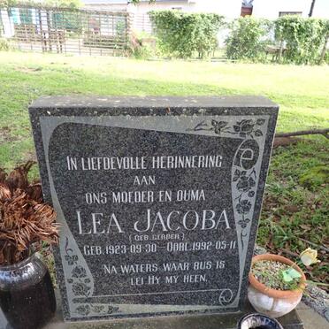 BARNARD Lea Jacoba nee GERBER 1923-1992