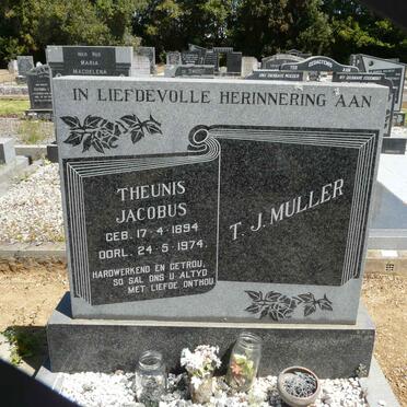MULLER Theunis Jacobus 1894-1974