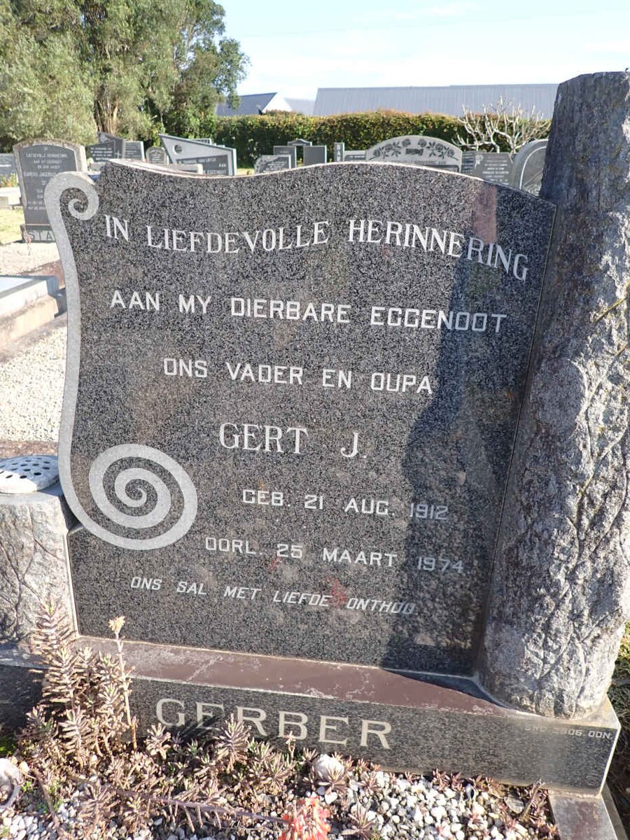 GERBER Gert J. 1912-1974