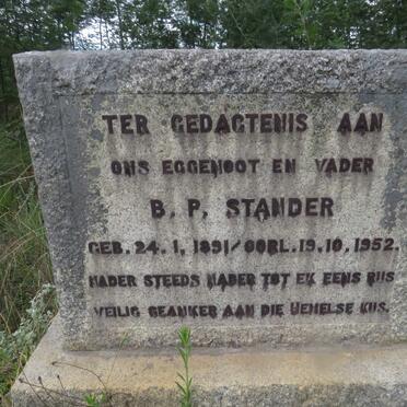 STANDER B.P. 1891-1952