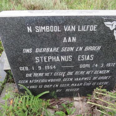 TERBLANCHE Stephanus Esaias 1954-1972