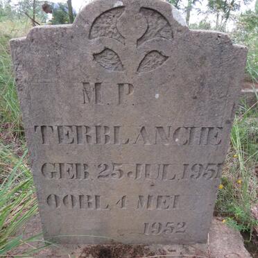 TERBLANCHE M.P. 1951-1952