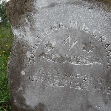 GRANGE Jonatiena M., la 1918-1919 