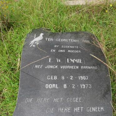 STRYDOM E.W. voorheen BARNARD nee JONCK 1907-1973 