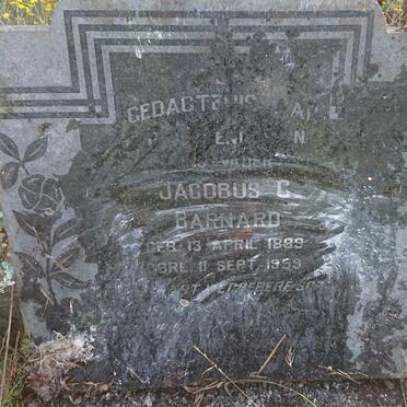 BARNARD Jacobus C. 1899-1959