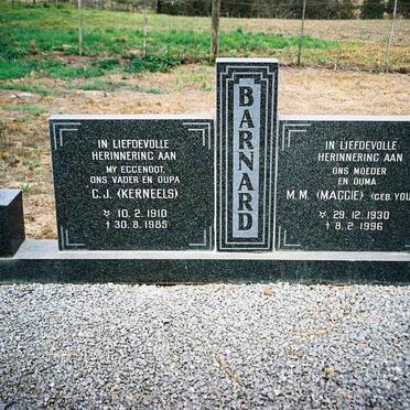 BARNARD C.J. 1910-1985 &amp; M.M. YOUNG 1930-1996