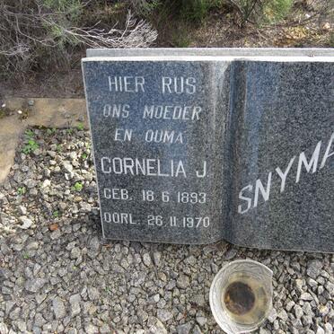 SNYMAN Cornelia A. 1893-1970