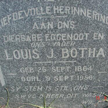 BOTHA Louis J. 1864-1956