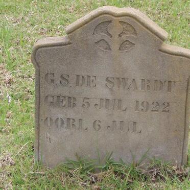SWARDT G.S., de 1922-1922