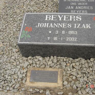 BEYERS Johannes Izak 1953-2002