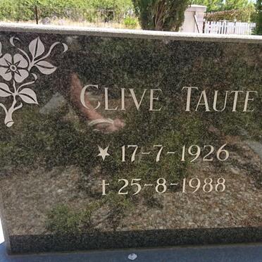 TAUTE Clive 1926-1988