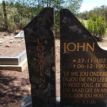 LOUWRENS John 1921-1997